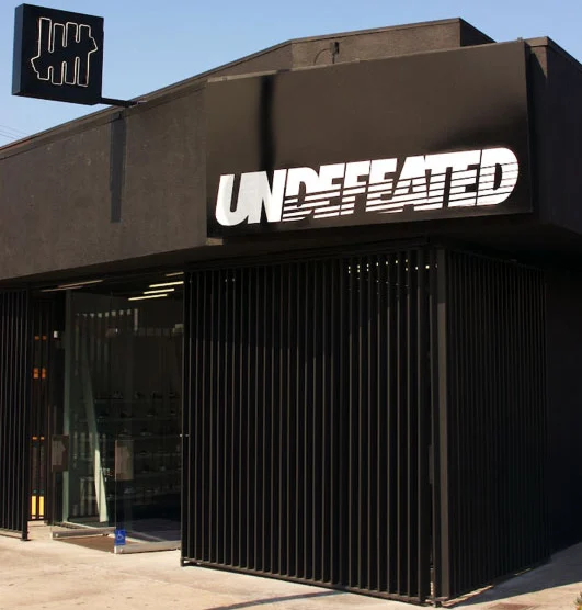 UNDEFEATED storefront on Sunset Blvd.